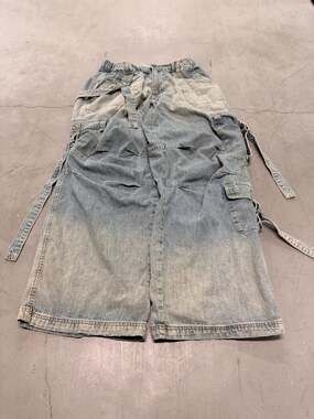 BDG Urban Outfitters Extreme Baggy Cargo Denim Jeans Size S
